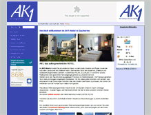 Tablet Screenshot of ak1-hotel.de